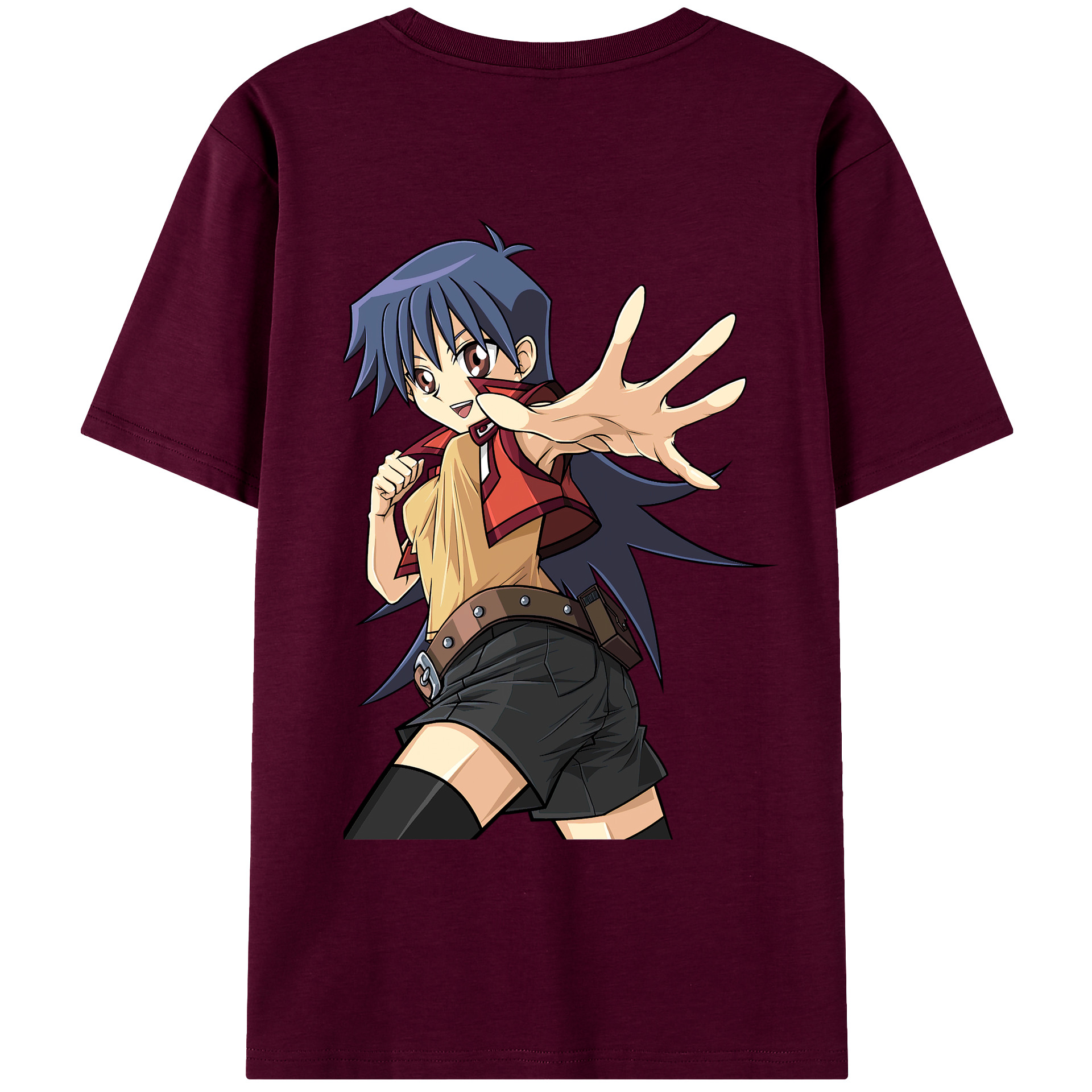 （画像用） 遊☆戯☆王 Yu-Gi-Oh! レディース半袖Tシャツ(バックプリント)